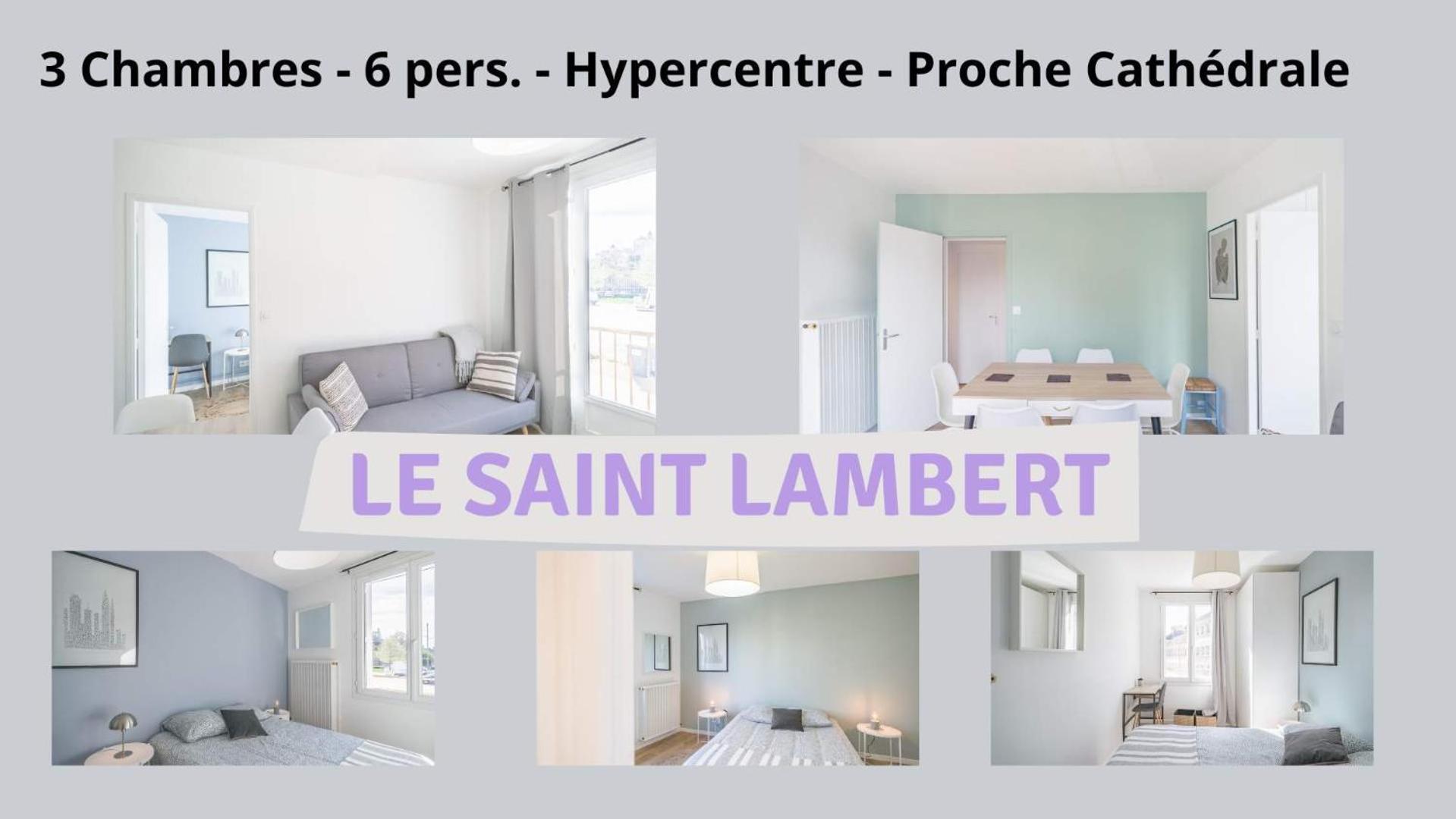 Le St Lambert Proche Cathedrale Parking Gratuit Apartment ทรัวส์ ภายนอก รูปภาพ